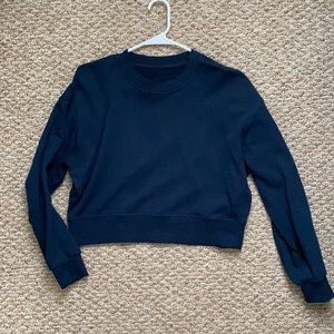 lululemon perfectly oversized cropped sweatshirt